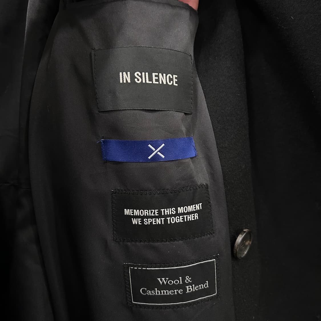 인사일런스 케시미어블랜드 울 더블버튼 롱코트 상품이미지3