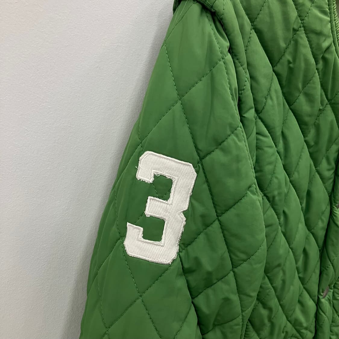 00's 폴로 랄프로렌 그린 빅포니 퀄팅 자켓 M 상품이미지7
