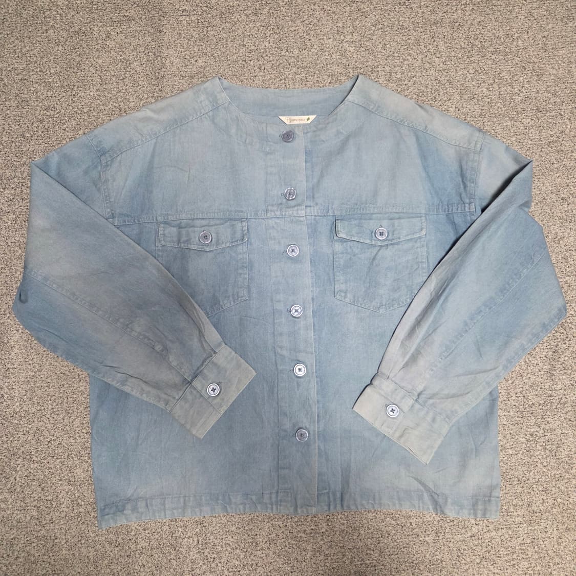 Pyumosso 재팬 데님 가디건 셔츠 L(100) 상품이미지5