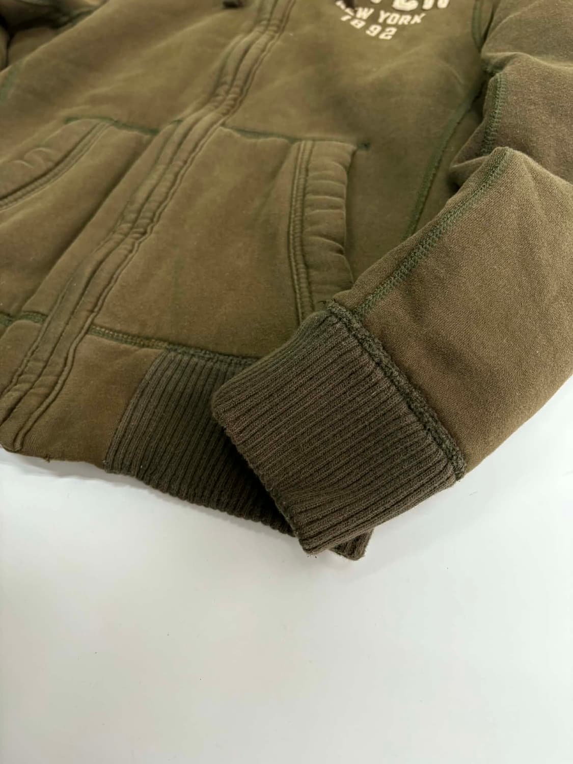 [S] 아베크롬비 y2k 올드스쿨 울프죠 자켓 후드집업 상품이미지7