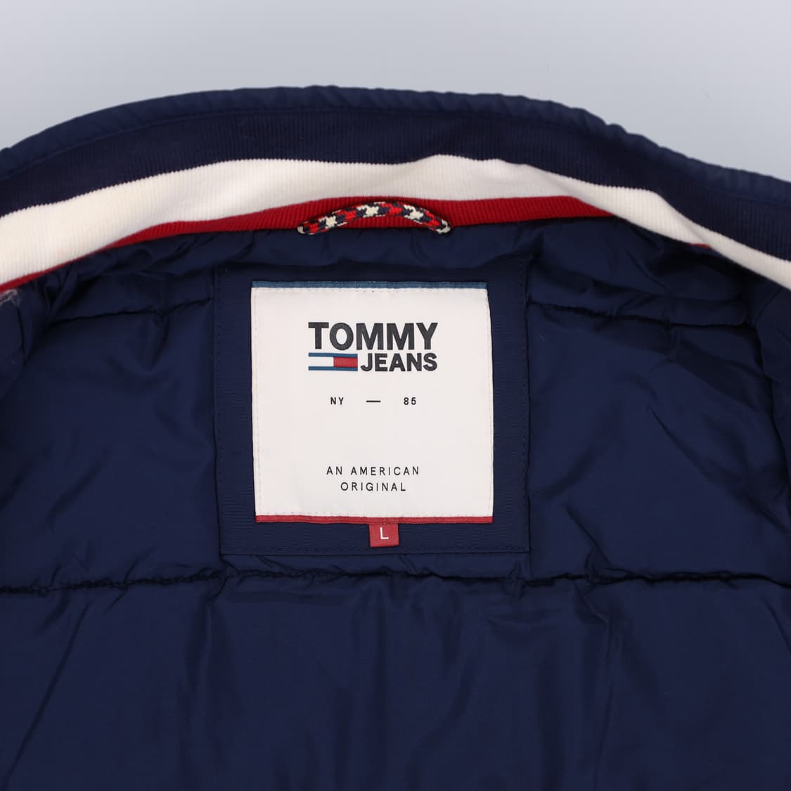 L 타미힐피거 이너 퀄팅 플래그 봄버 블루종 자켓 4149 상품이미지7