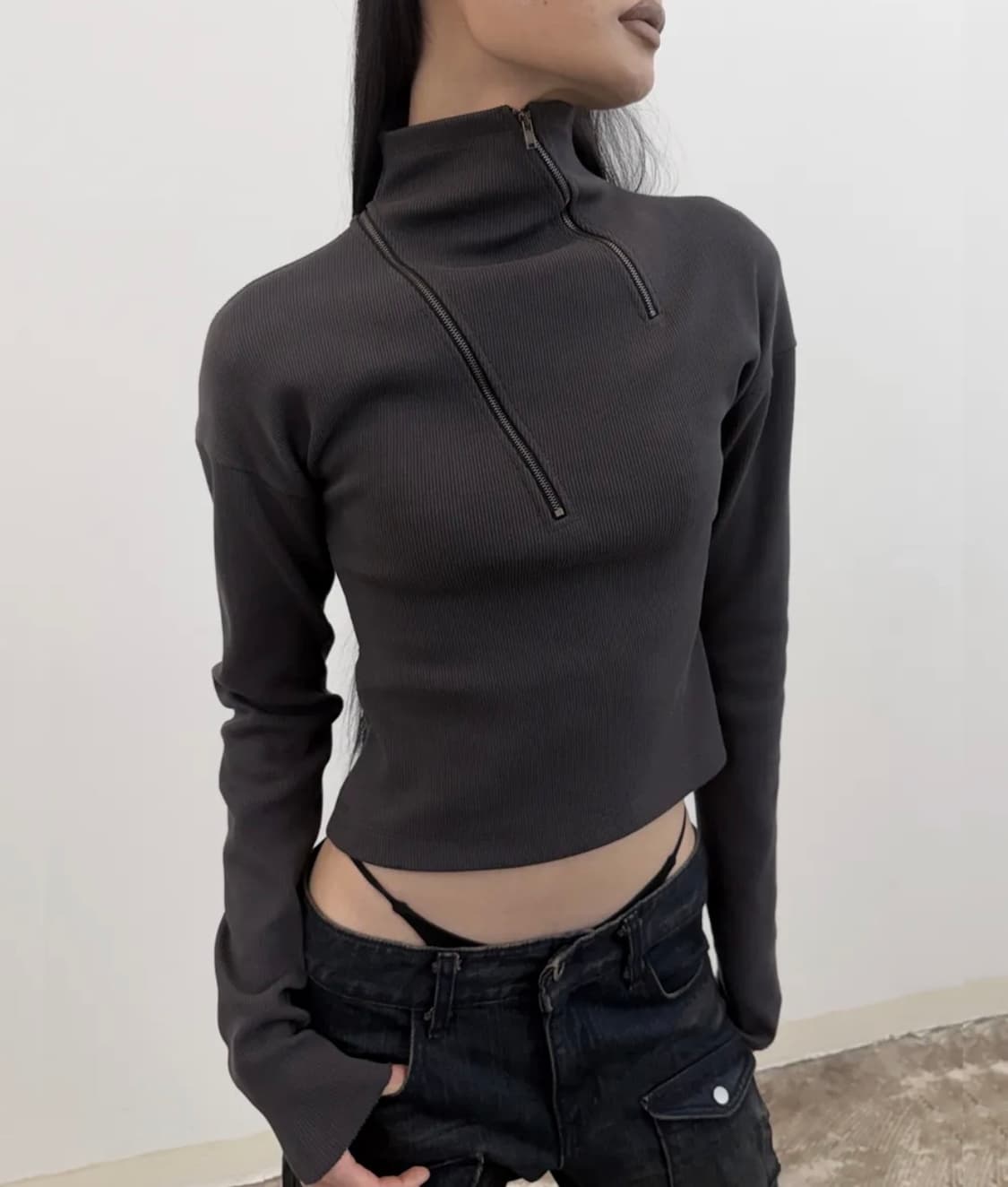 도그마 엑스 DOUBLE ZIP RIP JERSEY TOP 상품이미지1