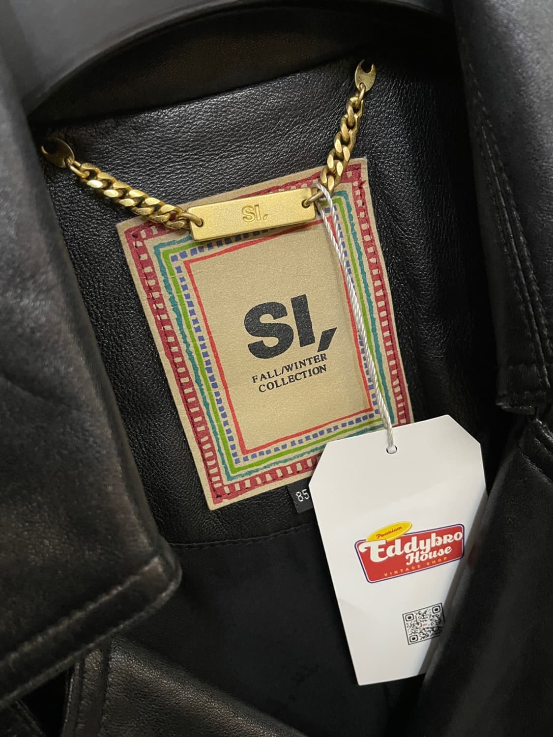 빈티지 레더 트렌치 코트  상품이미지8