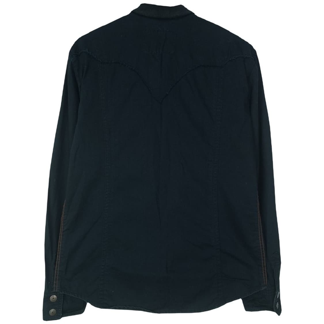 [버커루] 고딕 펑크 빈티지 셔츠 블랙 M18320 상품이미지3