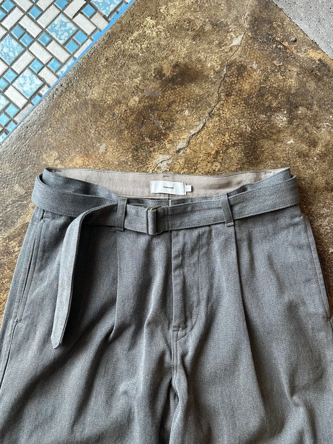  Graphpaper Colorfast Denim Belted 상품이미지1