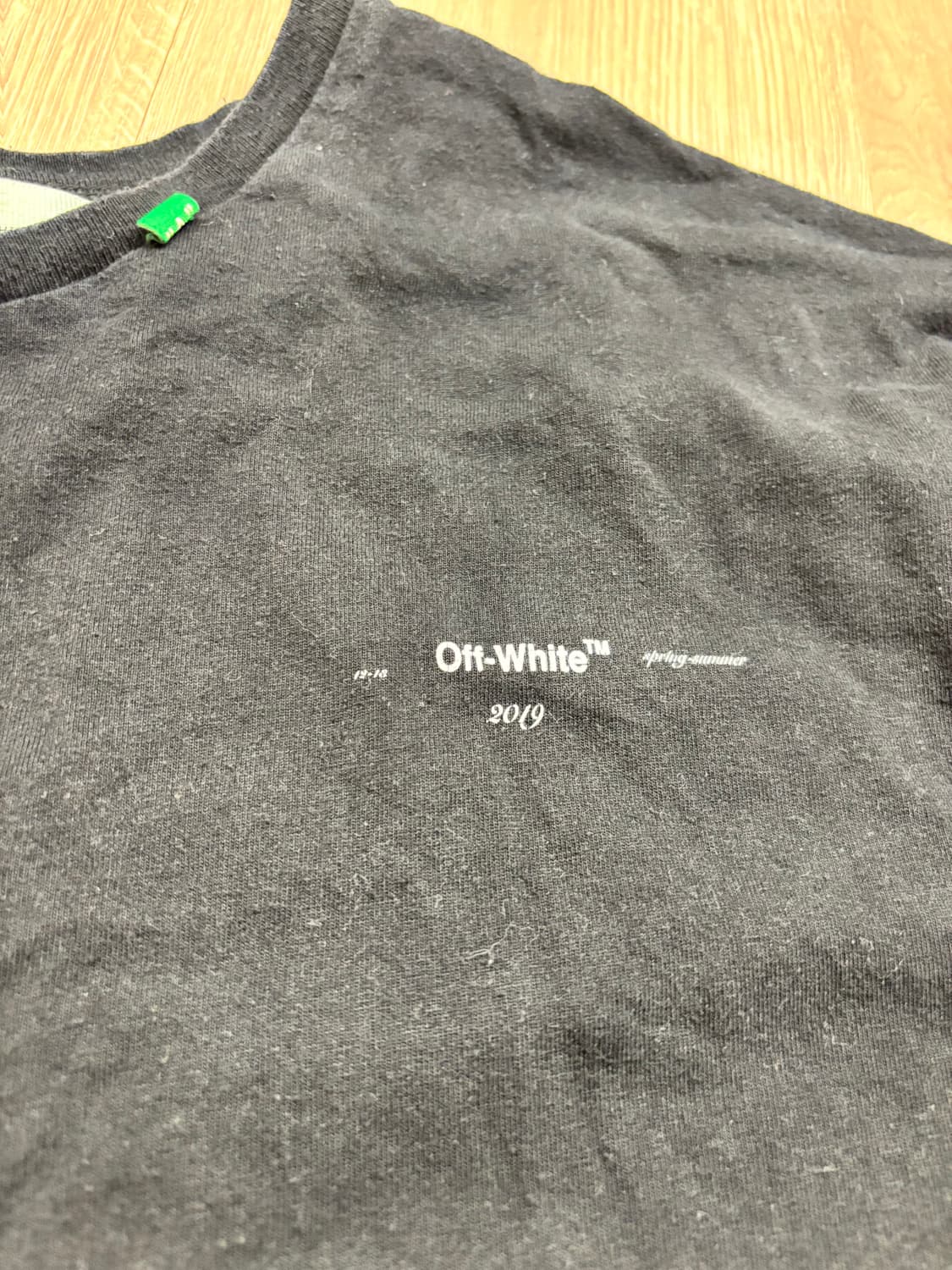 오프화이트 2019 "IMPRESSIONISM" 티셔츠 상품이미지5