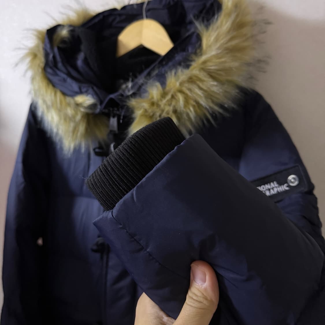 내셔널지오그래픽 밤버스  구스 네이비 95 (100정도) 상품이미지3