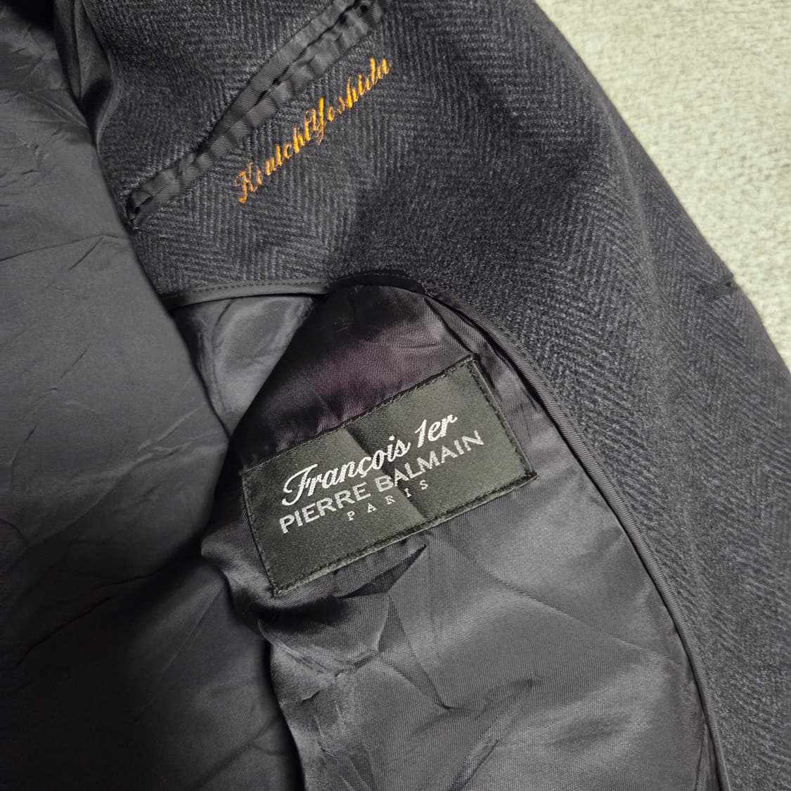 Balmain 발망 캐시미어 울100% 롱코트 L(100) 상품이미지6