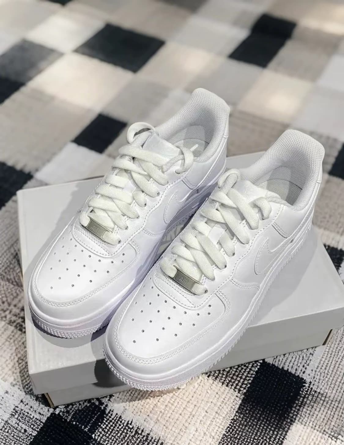 나이키 에어포스 1 '07 로우 화이트 (새상품) 상품이미지1