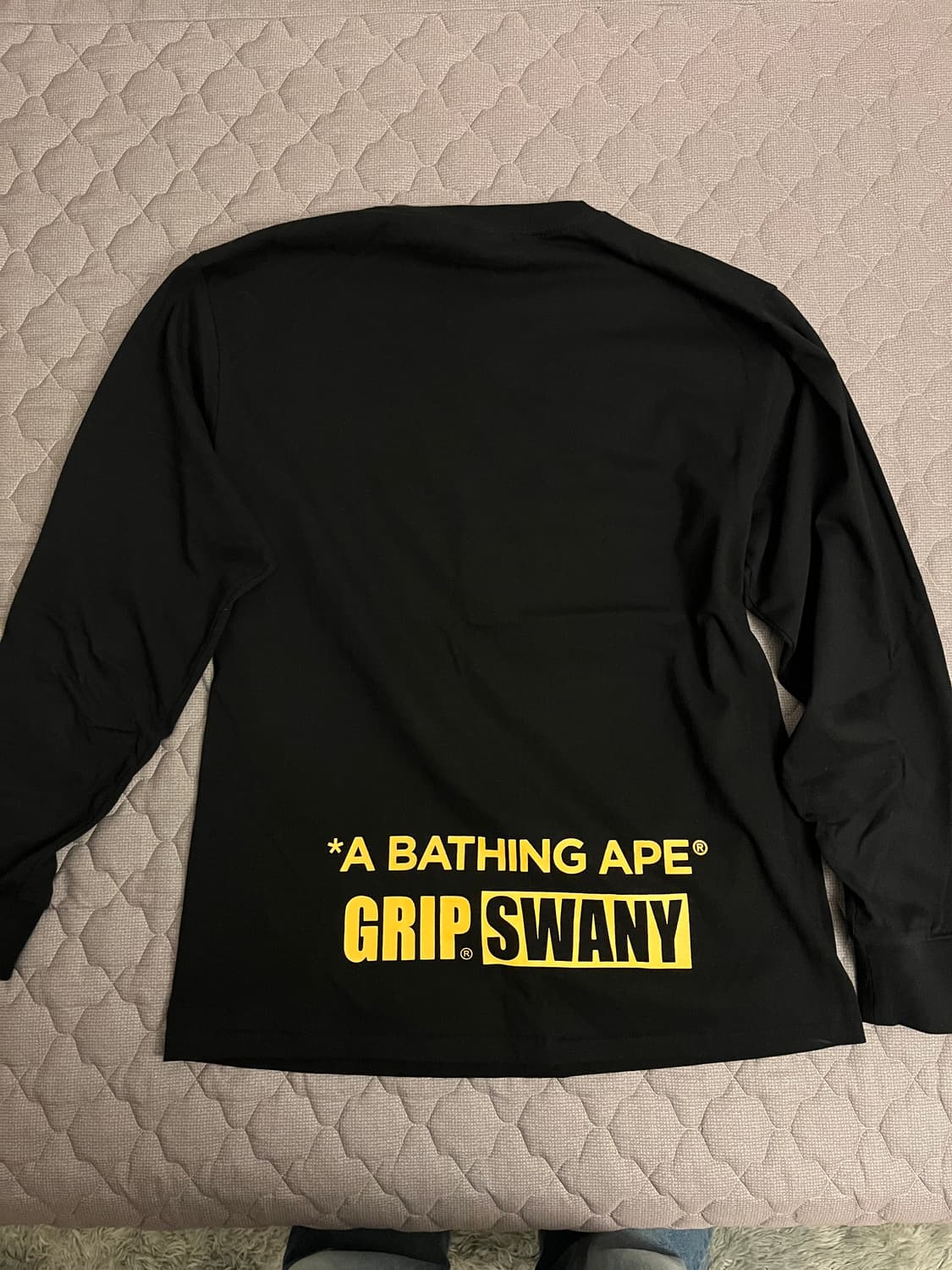 베이프 롱슬리브 XL 그립 스와니 콜라보 상품이미지2