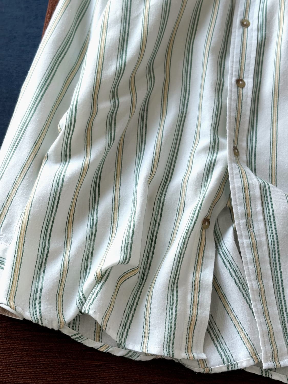 Design stitch multi stripe shirt 상품이미지4