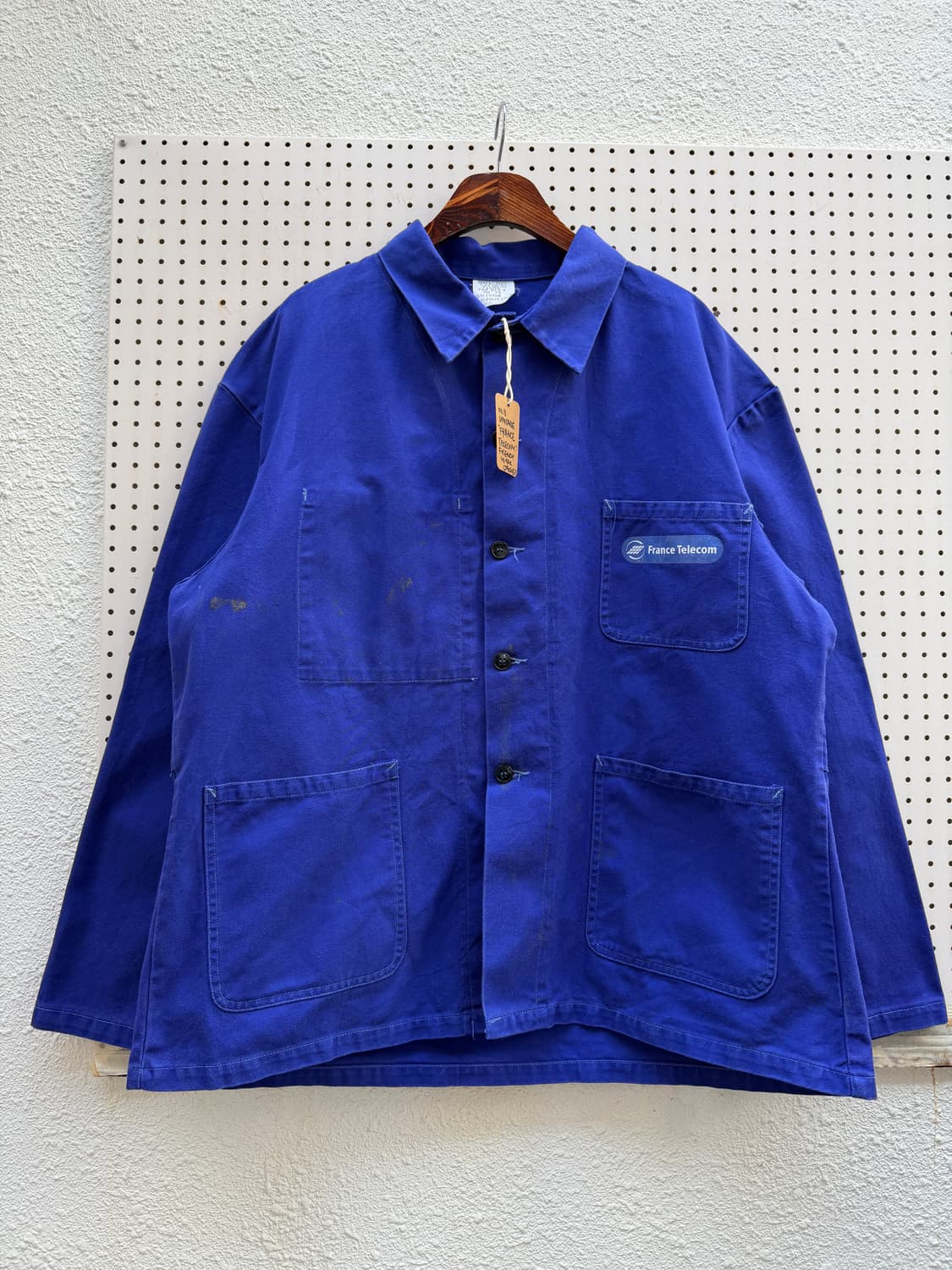 OLD FRENCH TELECOM BELTED 빈티지 프렌치워크자켓 상품이미지1