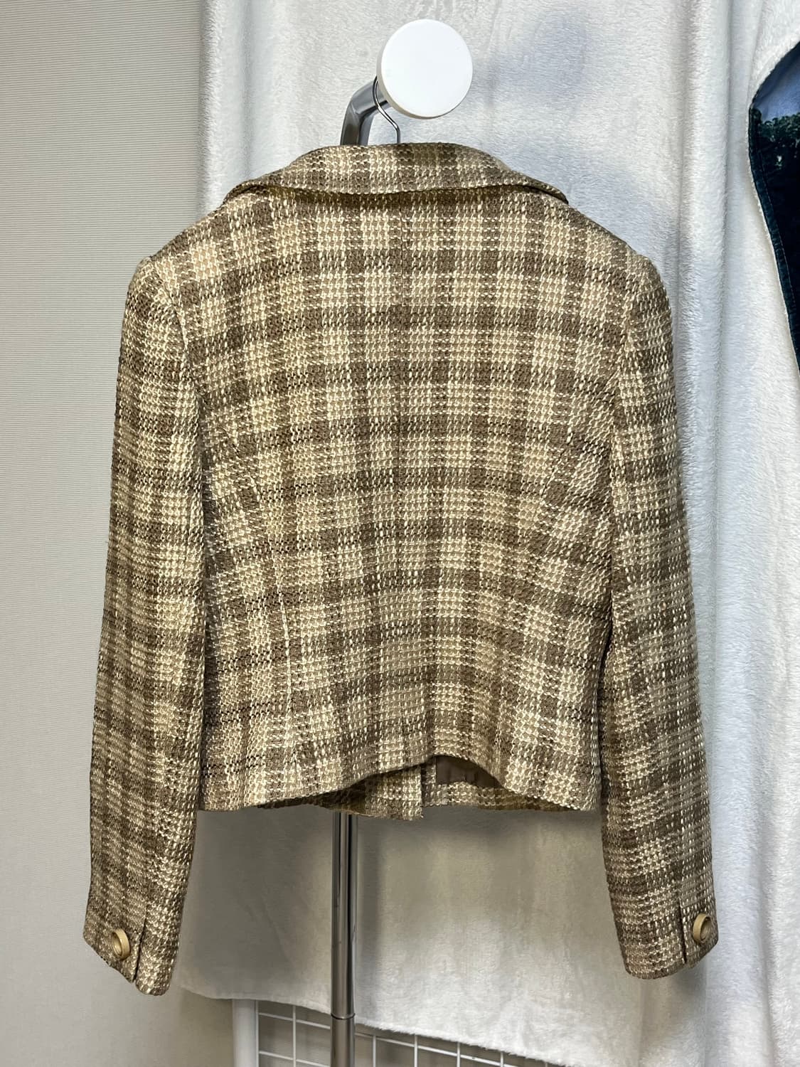 일본 빈티지 체크 울 자켓 상품이미지9