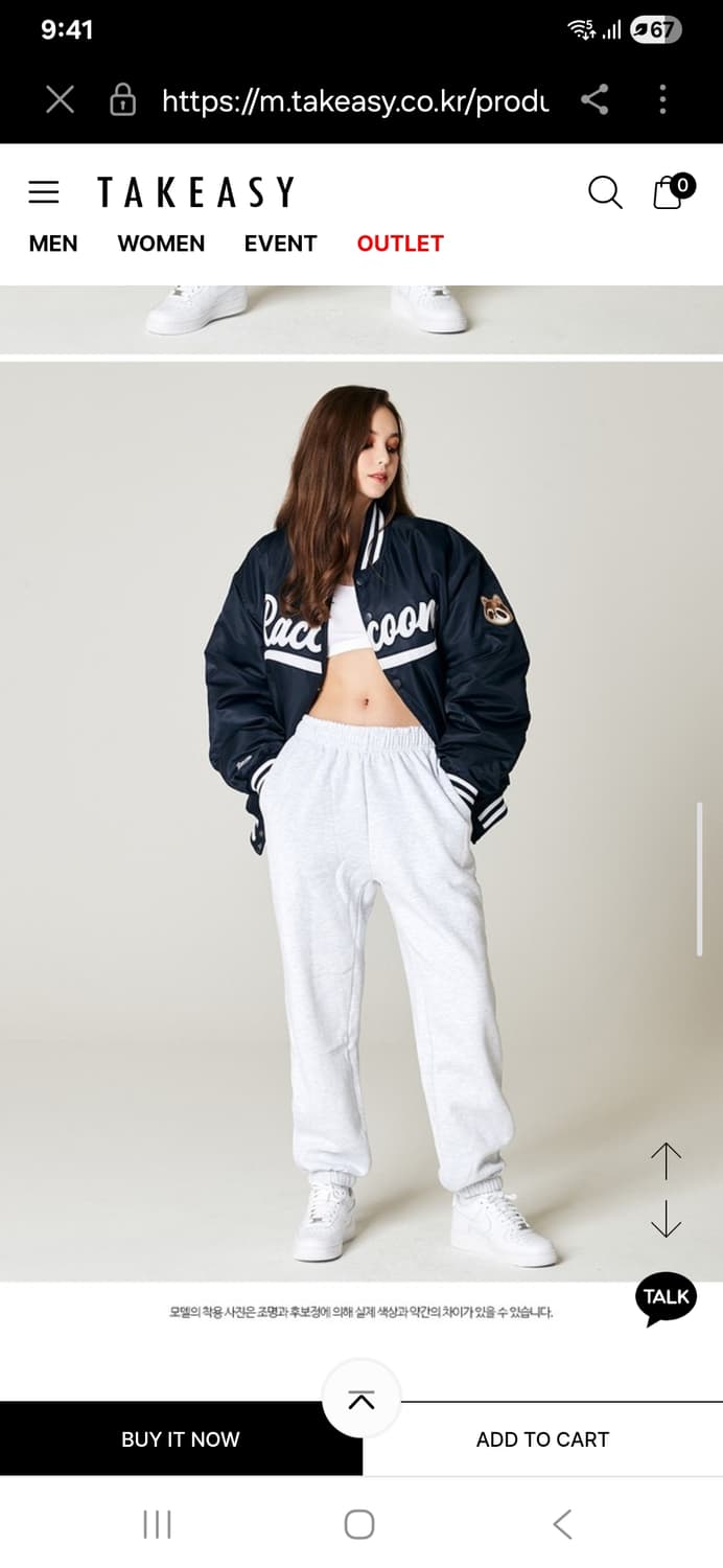 테이크이지 라쿠 바시티 점퍼 패딩 야구 베이스볼 자켓 상품이미지3