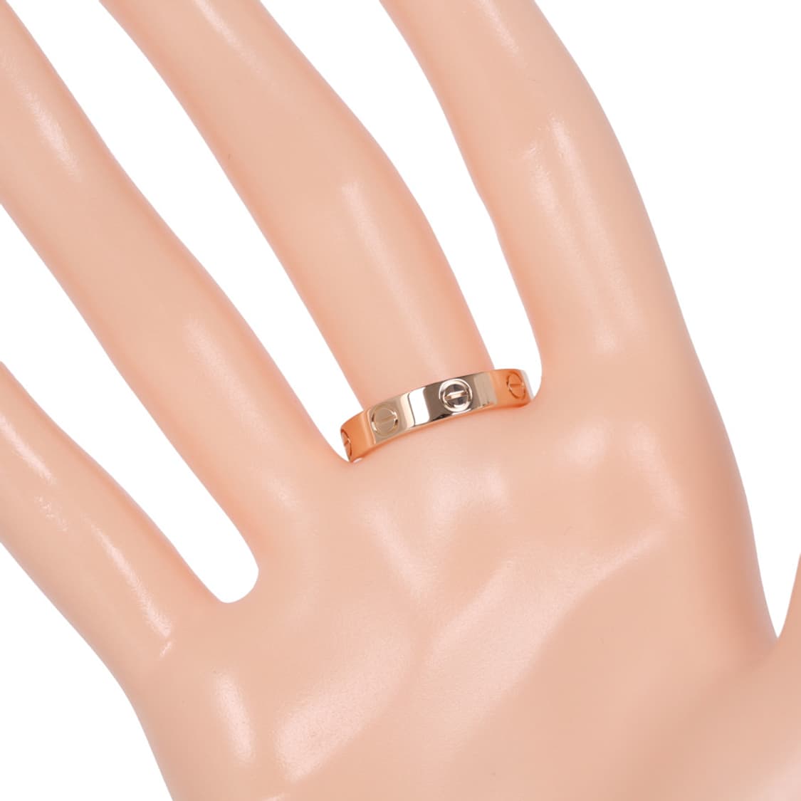 까르띠에 핑크골드 러브링 스몰 모델 18K PG 반지 50호 보증서 상품이미지7