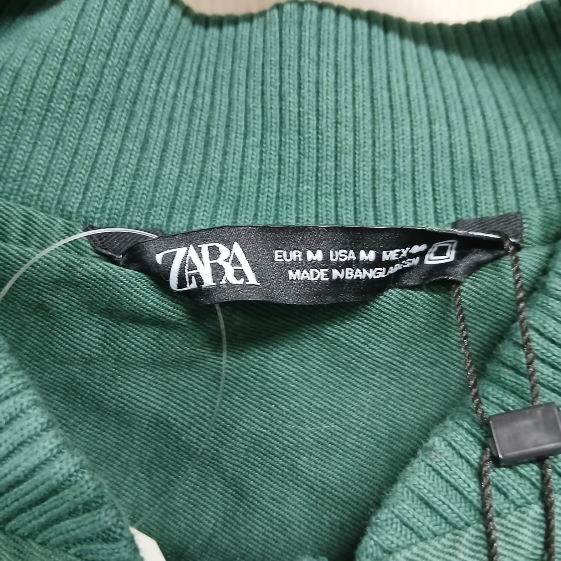 <새상품>자라 그린 봄버 자켓 상품이미지4