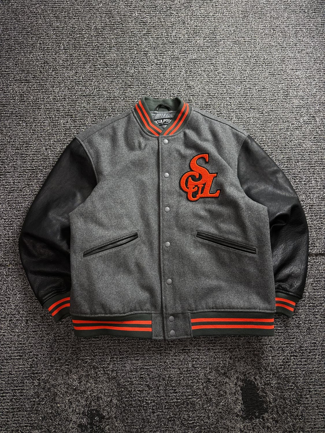 스컬프터 울 모노그램 스타디움 바시티 자켓 3026 상품이미지2