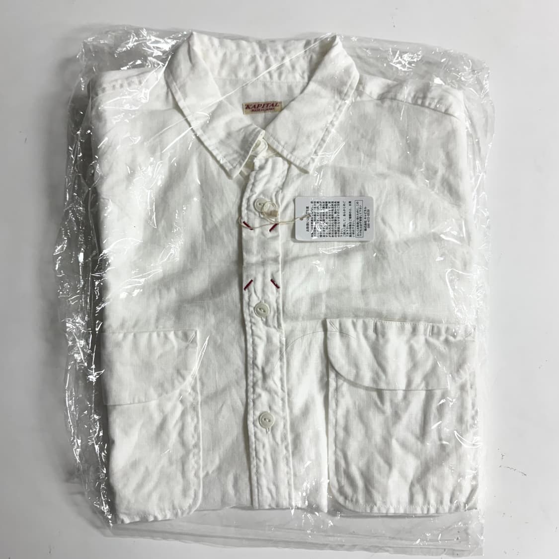 캐피탈 리넨 클립 셔츠 화이트 마르지엘라 상품이미지2