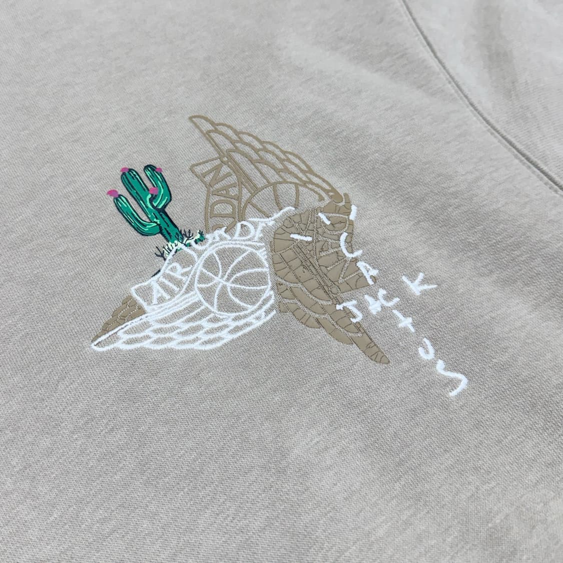 나이키 조던 x 트래비스 스캇 풀오버 후드티 아시아핏 L 상품이미지6