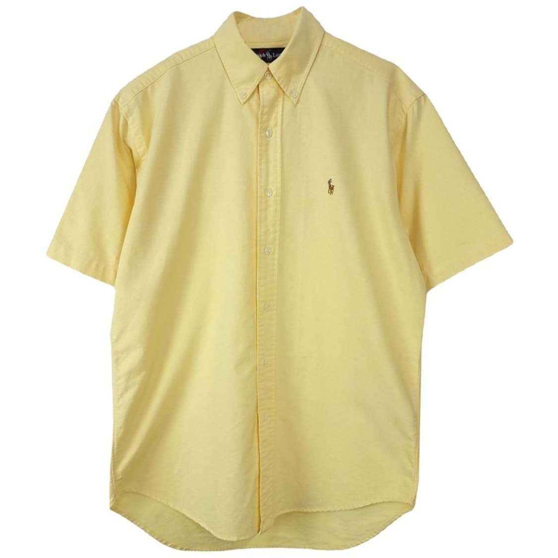 [폴로 랄프로렌] 90s 빈티지 포니 로고 반팔 셔츠 레몬 M20159 상품이미지2