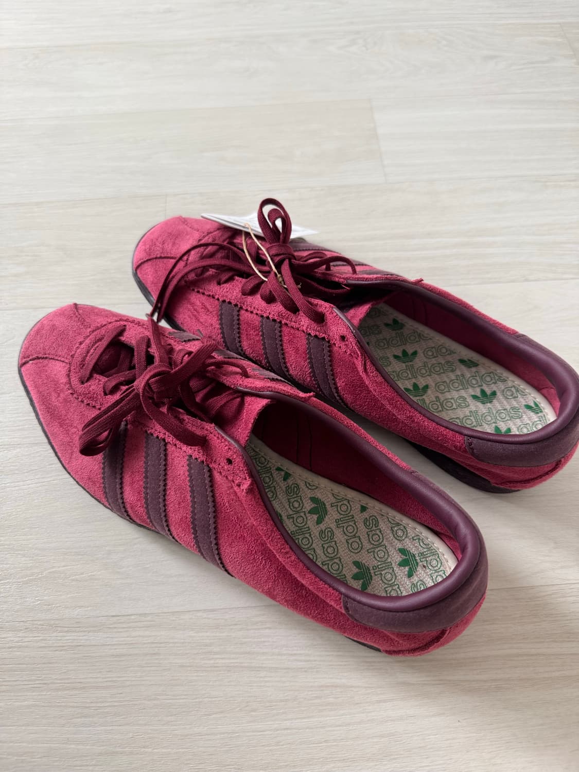 (새상품)아디다스 토바코 그루엔 컬리지에이트 버건디 280 상품이미지1