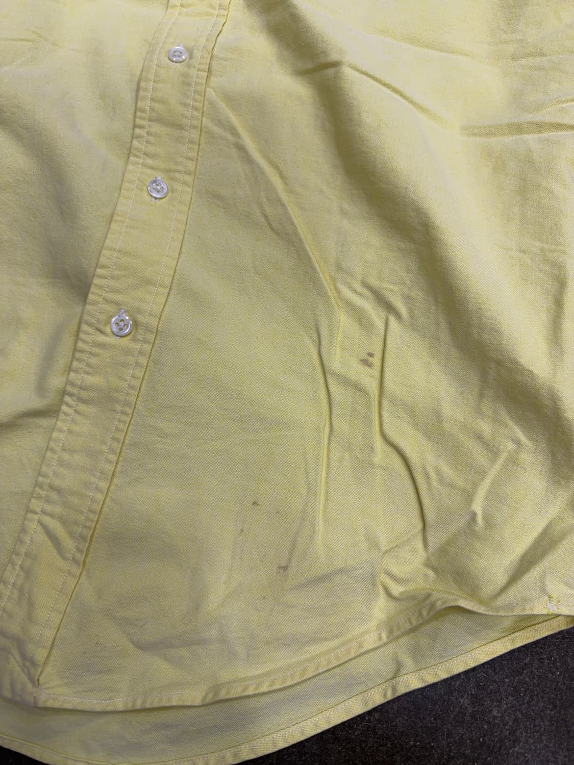폴로 랄프로렌 캐쥬얼 버튼다운 옥스포드 셔츠 옐로우 46 상품이미지5