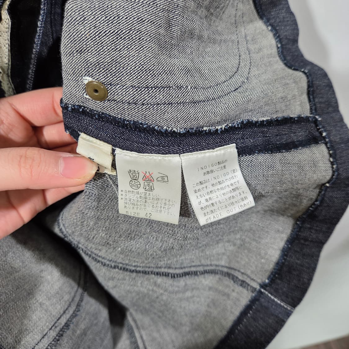 [Claire Durant] 빈티지 프릴 데님자켓 상품이미지5