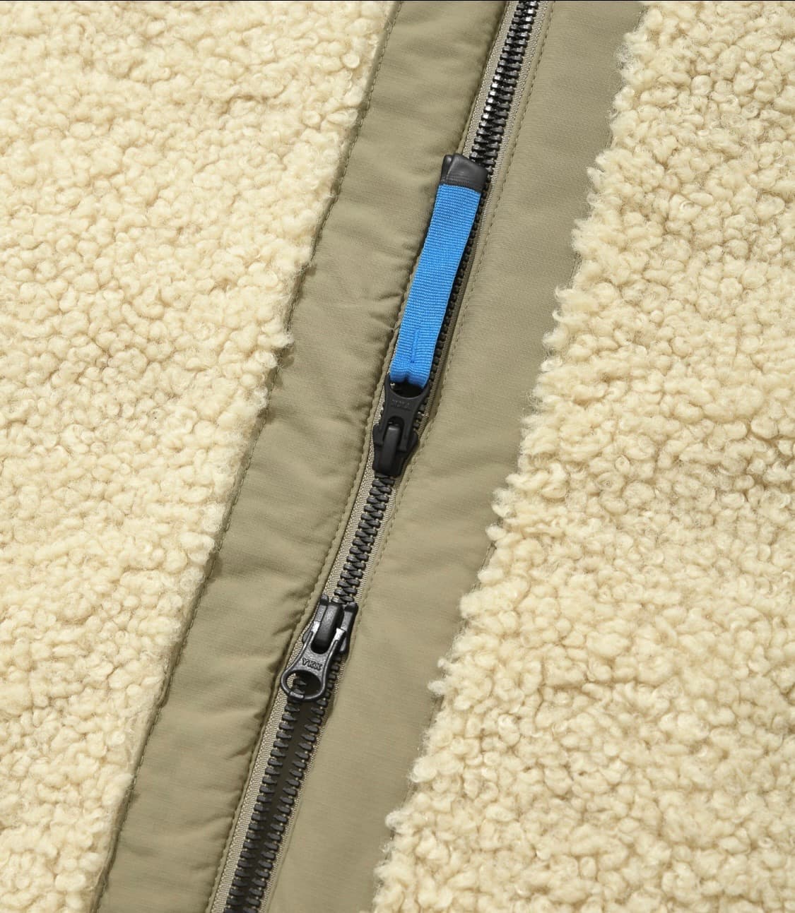 커버낫 예티 플리스 웜업 자켓 아이보리 상품이미지5