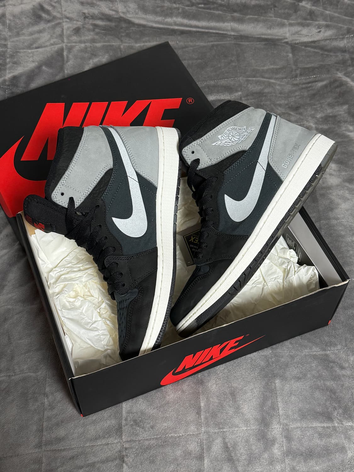 나이키 에어조던1 하이 고어텍스 파티클 그레이(A+ 중고상품) 상품이미지3