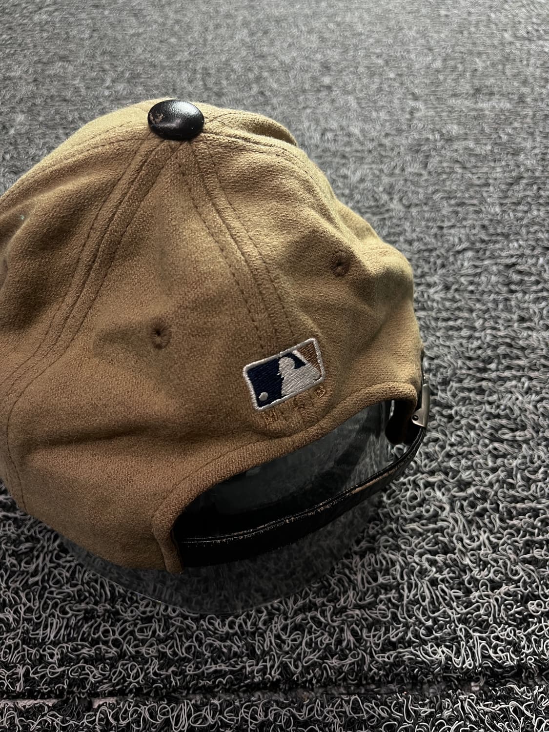 00s MLB 디트로이트 타이거즈 빅로고 레더 디테일 볼캡 366 상품이미지4