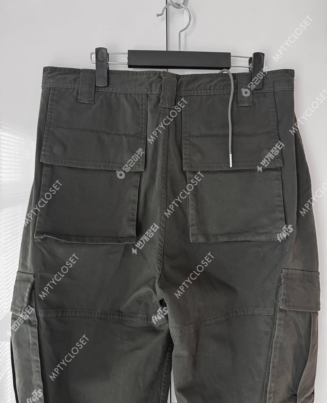 [L] 감마갤러리 멀티포켓 카고 팬츠 딥카키 상품이미지3