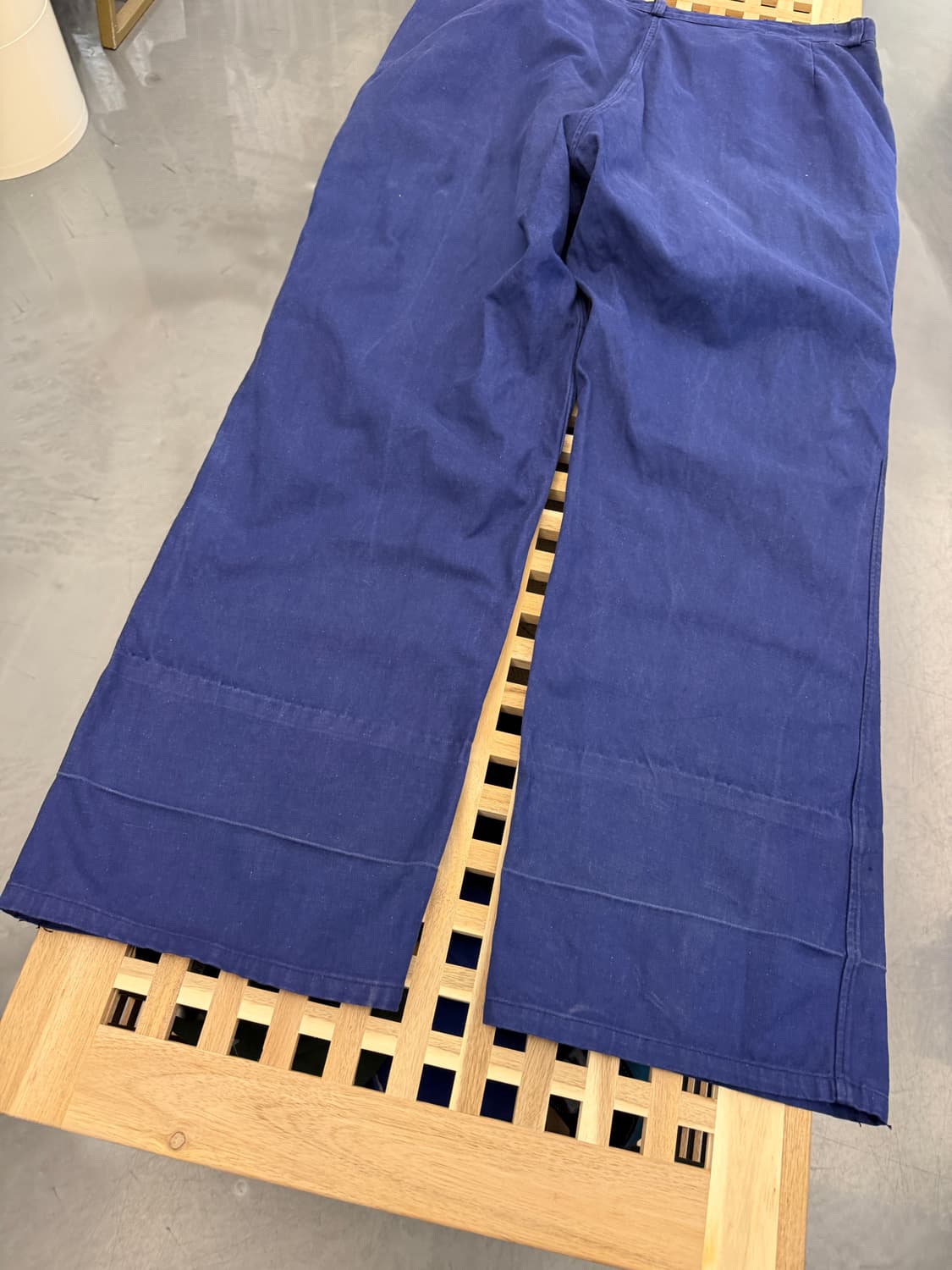 OLD EURO FADED WASHED NAVY 빈티지 프렌치워크팬츠 상품이미지10