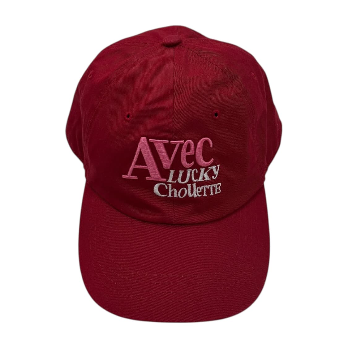 럭키슈에뜨 볼캡 모자 버건디 레드 상품이미지1