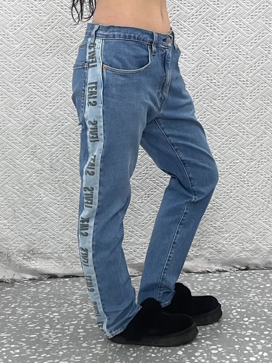 리바이스 HI-BALL 레트로 사이드로고 데님팬츠 34인치 C07143 상품이미지2