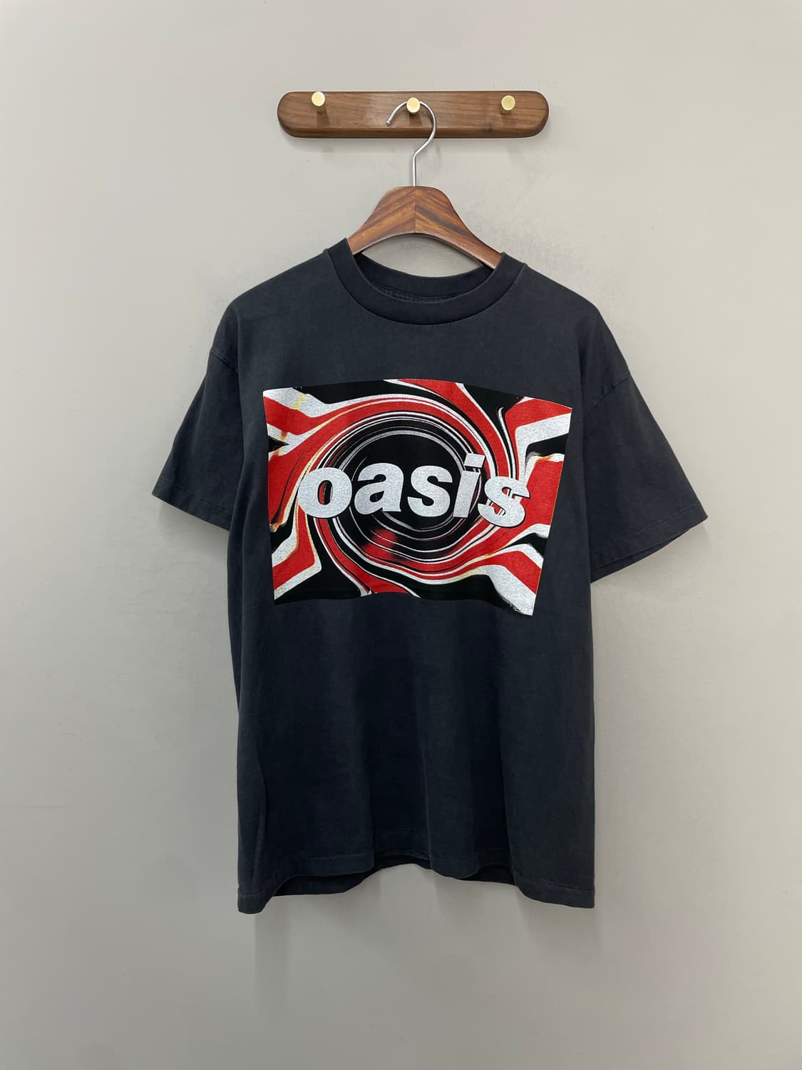 빈티지 오아시스 밴드 프린팅 반팔 H2546 상품이미지2