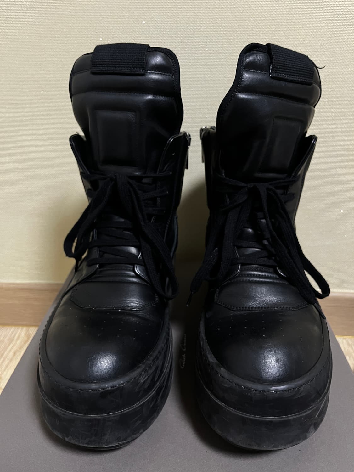 릭오웬스 메가범퍼 지오바스켓 올블랙 43.5 상품이미지3