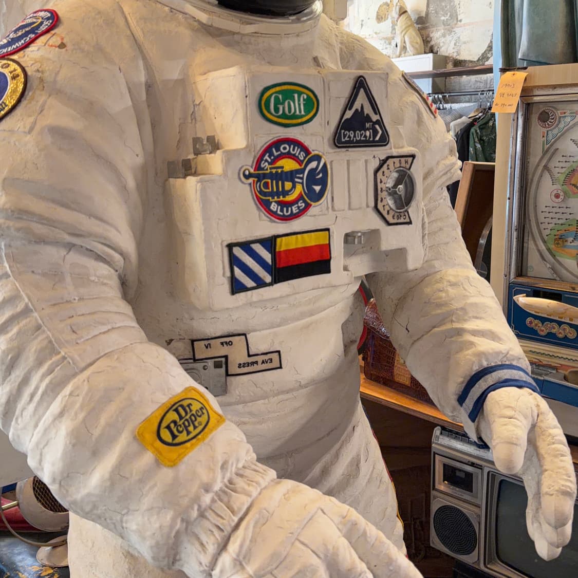 급처 2미터 대형 우주인 조형물 상품이미지4