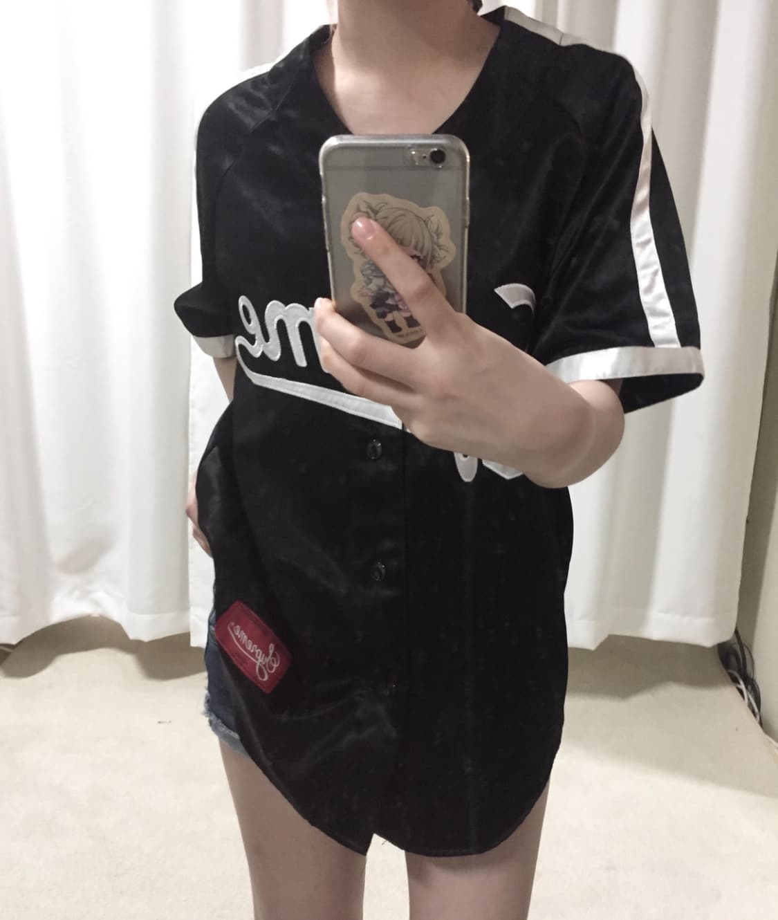 슈프림 사틴 베이스볼 져지 반팔 유니폼 상품이미지1