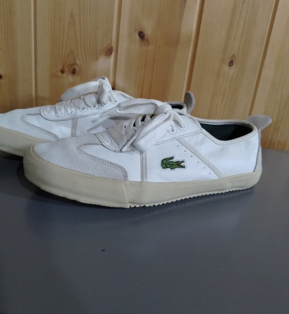 uk6 250mm 라코스테 콘테스트 검솔 스니커즈 상품이미지1