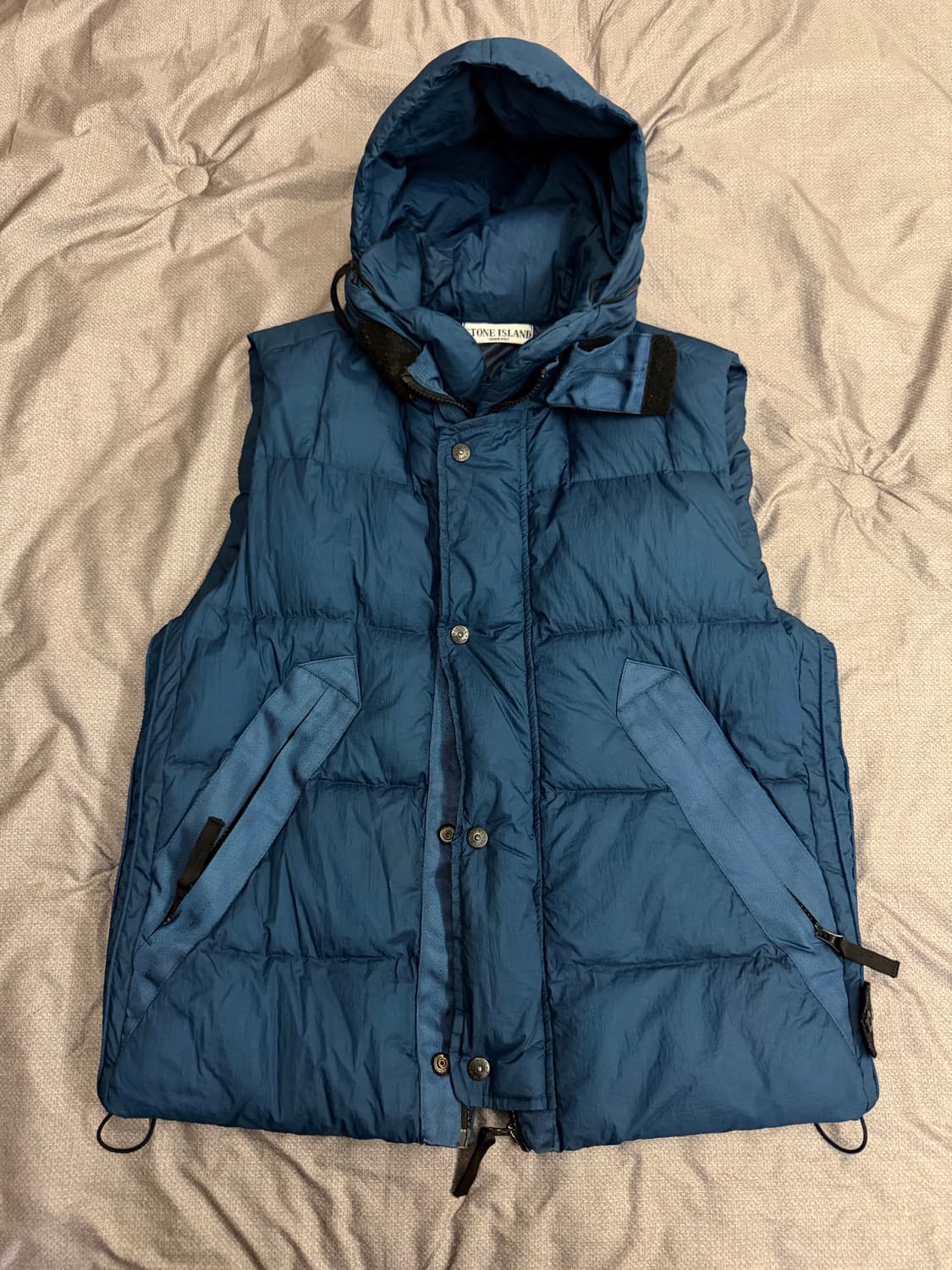 스톤아일랜드 08A/W Opaque 블루 패딩 베스트 자켓 상품이미지1