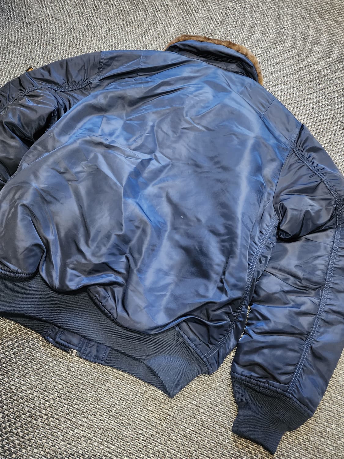 알파인더스트리 MA-1 블루종 항공점퍼 새상품 상품이미지10