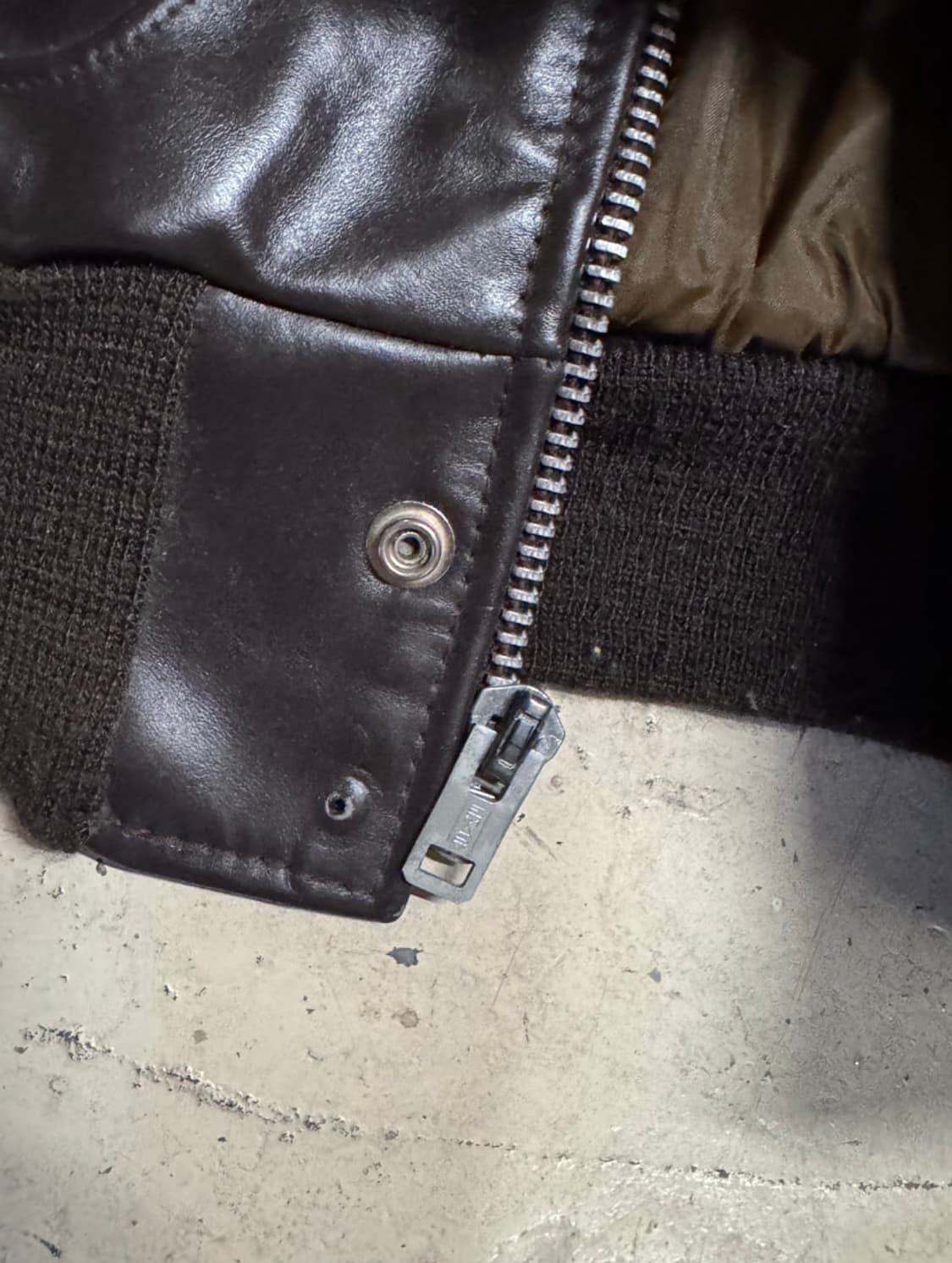 가죽자켓 브라운 상품이미지3