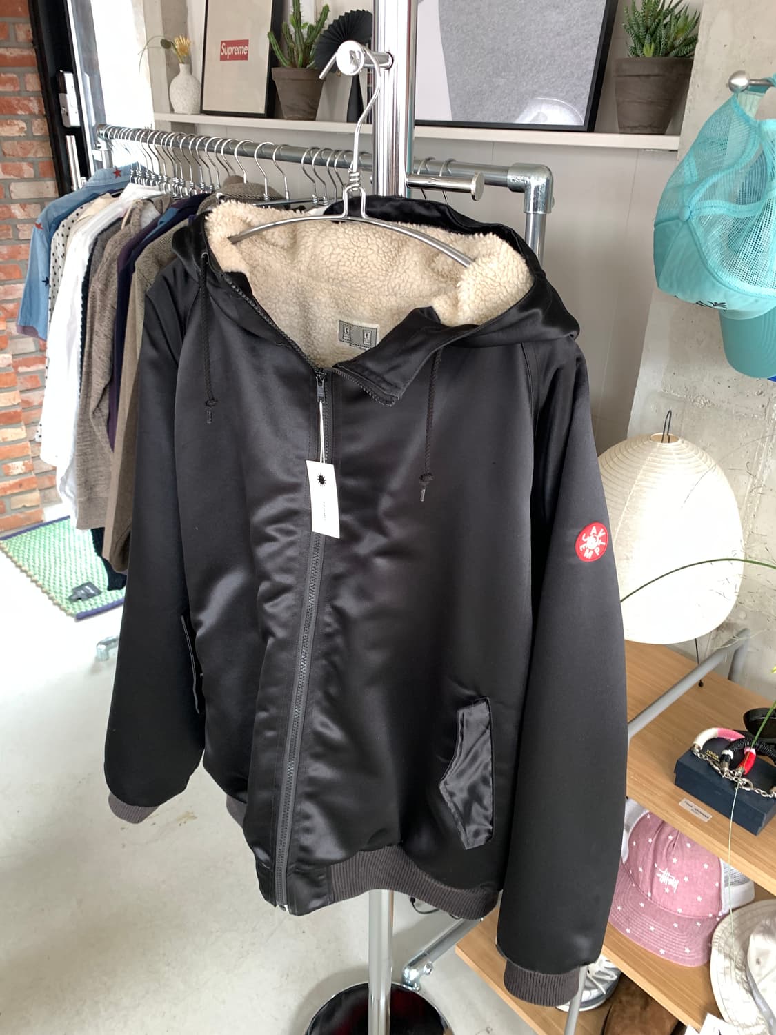 Cavempt 카브엠트 퍼 후디드 봄버  상품이미지1