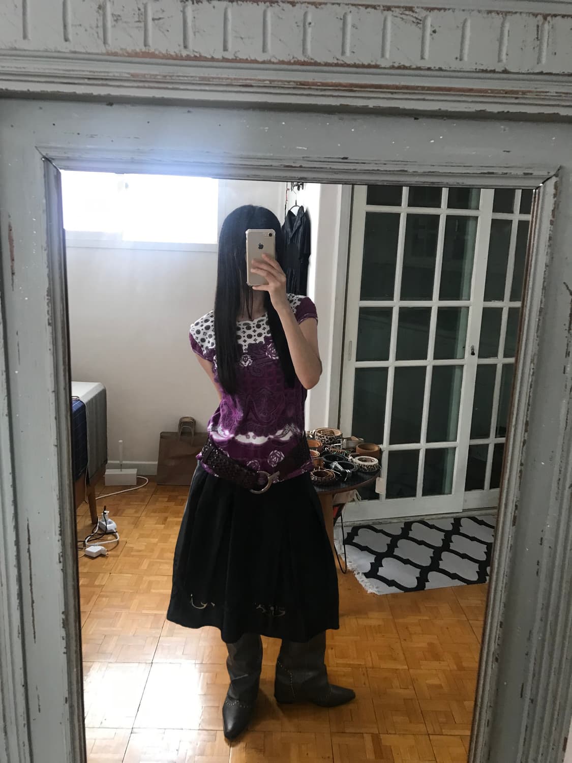vintage pattern top 상품이미지6