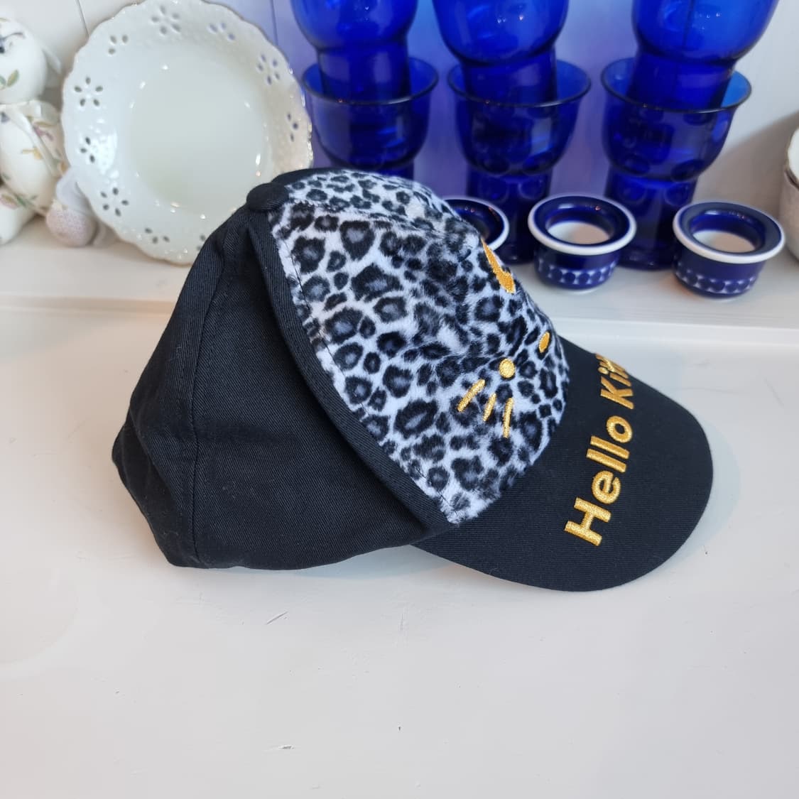 산리오 헬로키티(헬로키티) 레오파드 볼캡 모자 상품이미지2