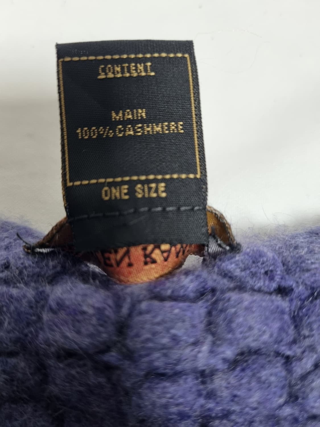 헬렌카민스키 라이트퍼플 캐시미어100% 목도리 상품이미지4