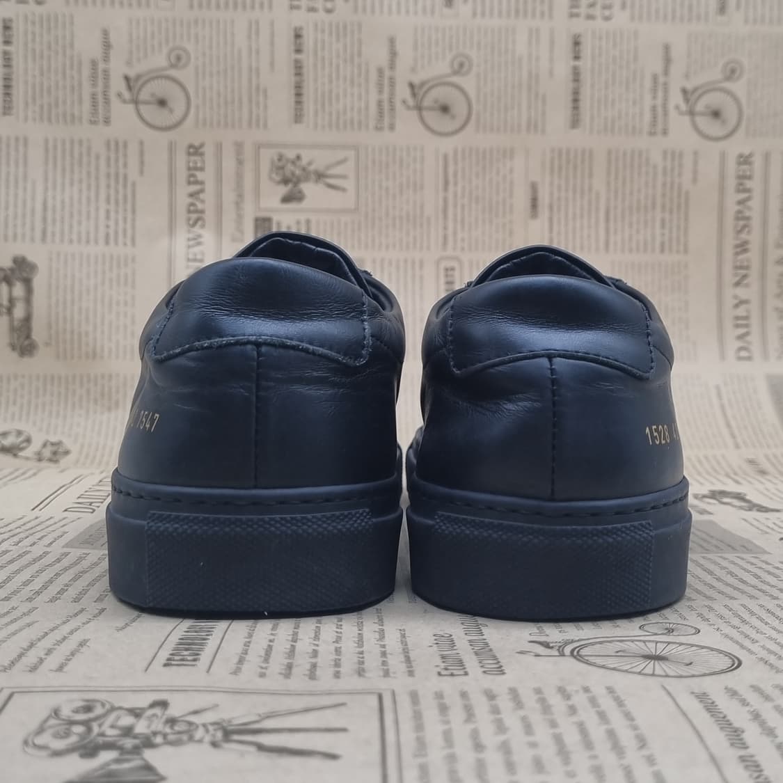 커먼프로젝트 블랙 레더 스니커즈42 270 상품이미지4