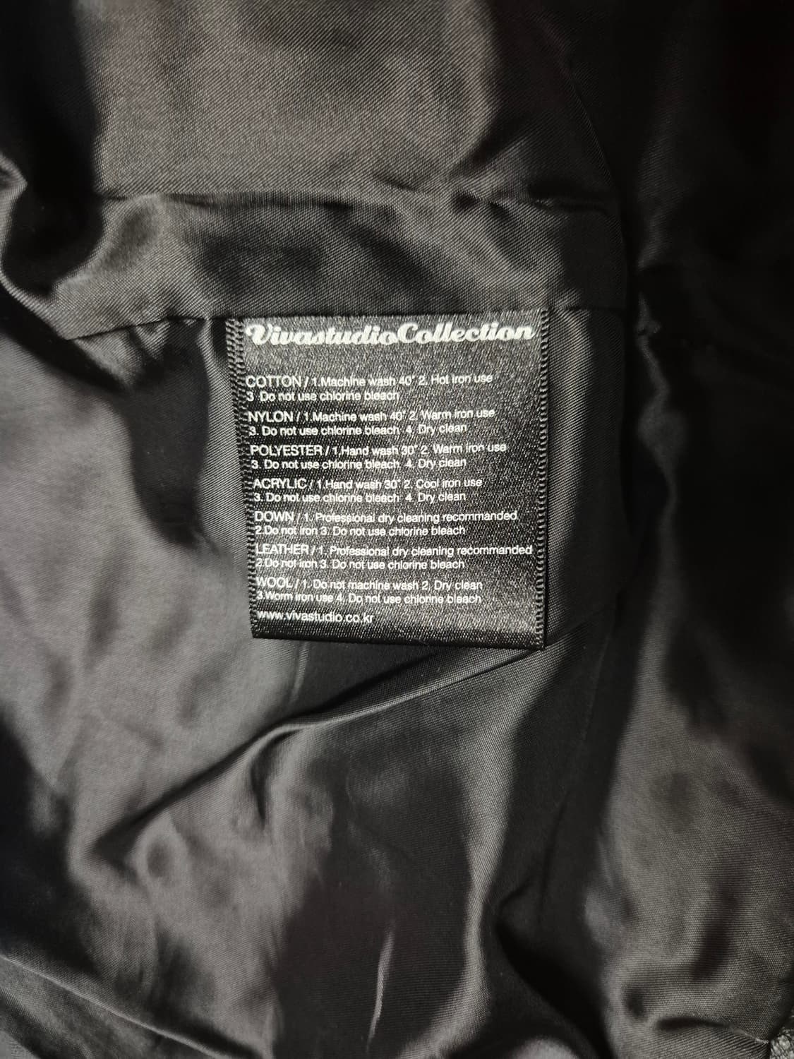(비바스튜디오) 소가죽 라이더 자켓 (M사이즈) 상품이미지3