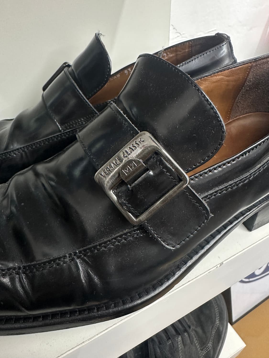 90s Versace Classic V2 로퍼 42.5 상품이미지5