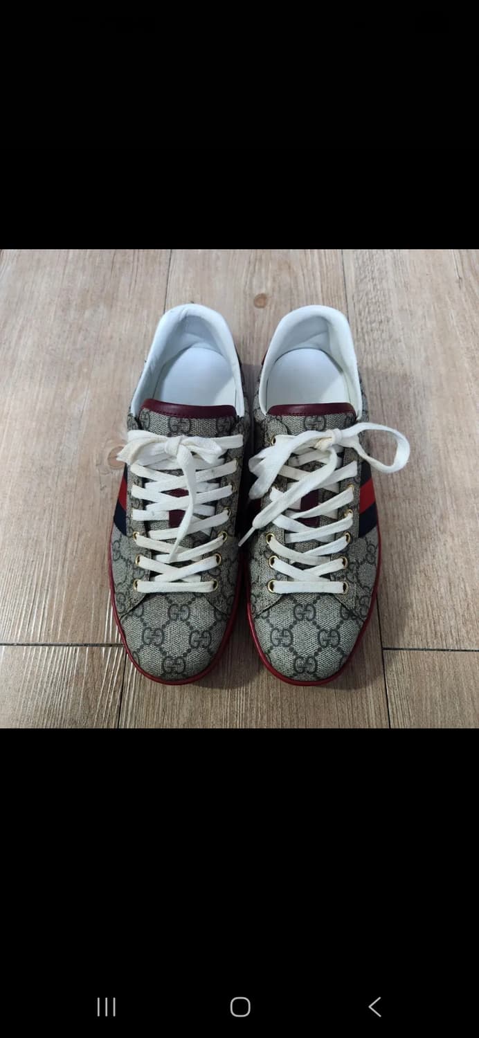 정품 구찌  에이스 GG 슈프림 레드260 상품이미지1